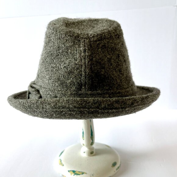 Dobbs Fifth Avenue 100% Wool Hat Vintage, Gray, Size 7 1/8, Great Look! - Picture 5 of 16